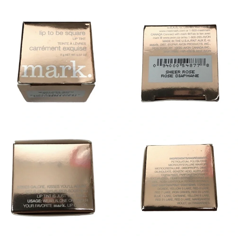 mark 5 Makeup Items Kiss Xpert Lip Treatment Mini Gloss Crystal Shimmer Powder